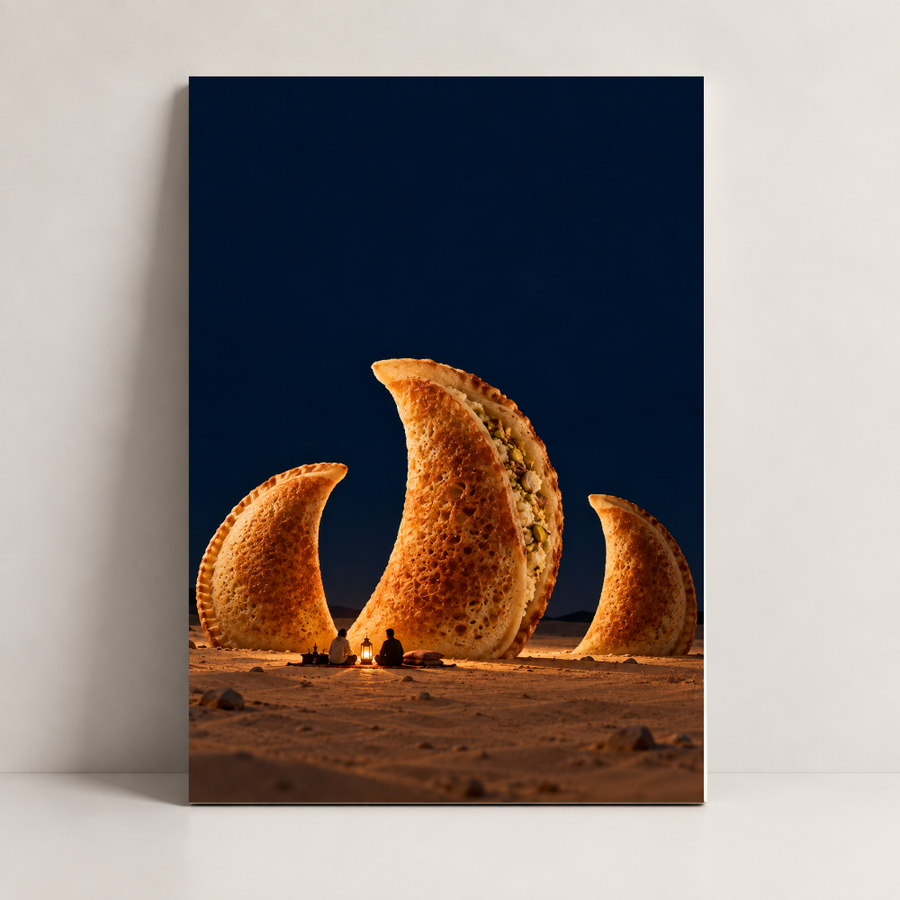 Arab Art – Qatayef Moon