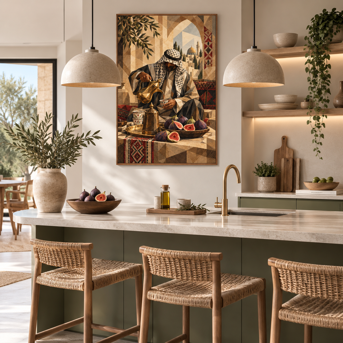 Palestine Art – Coffee in Al-Quds