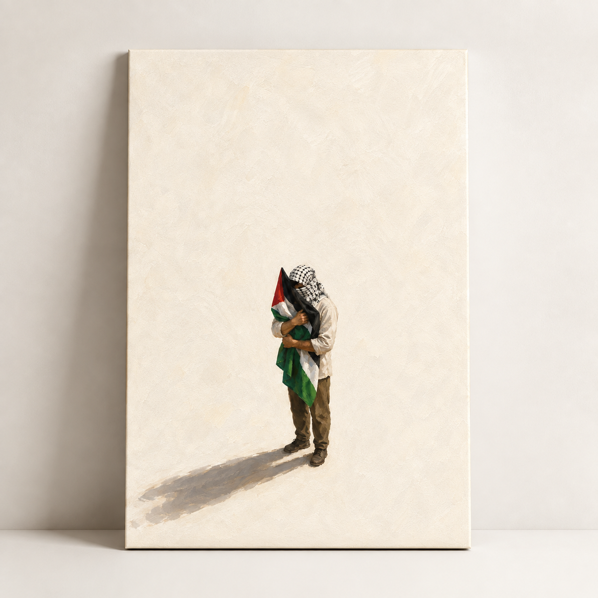 Home Love Palestinian canvas art by BornArab Studio