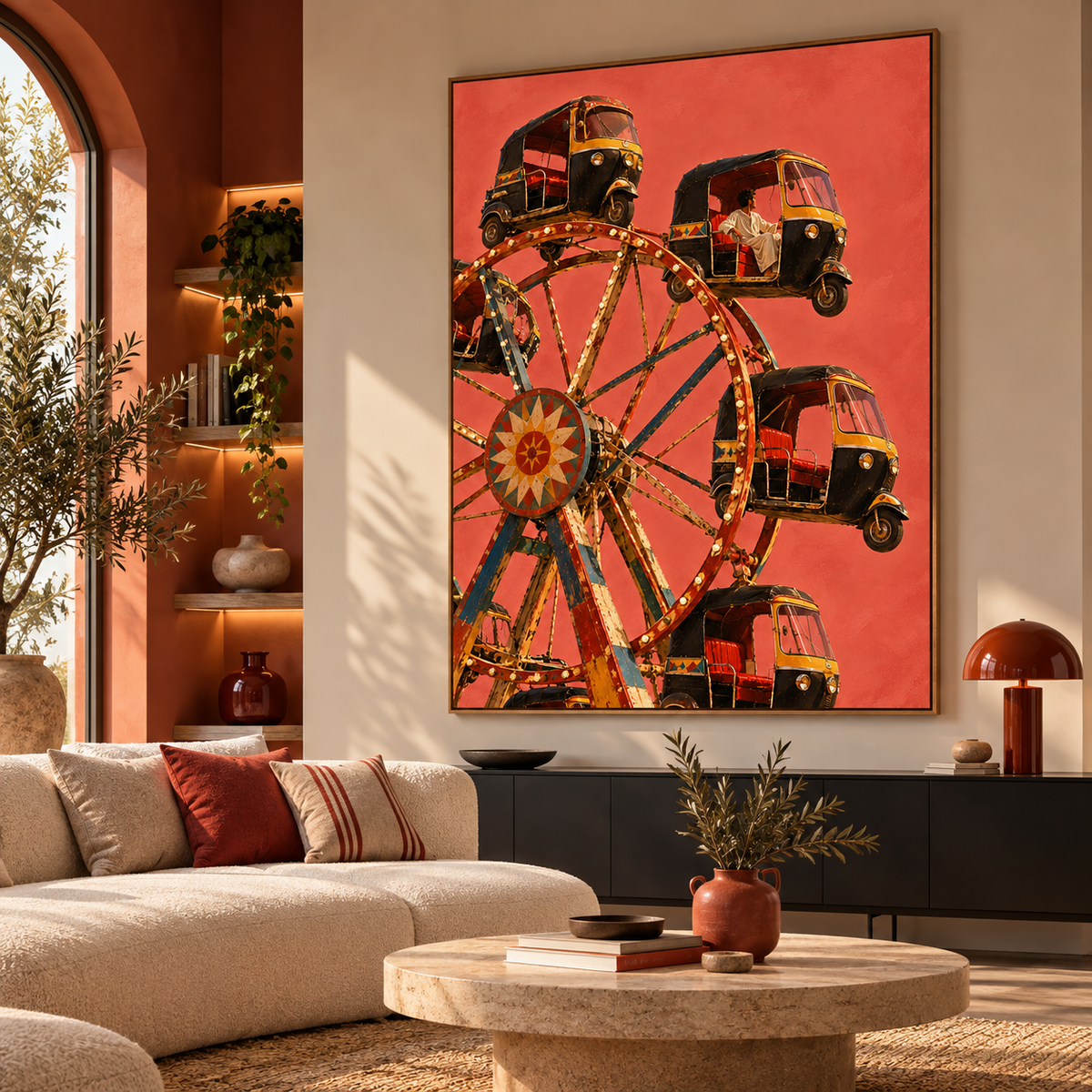 Egypt Art – Tuk Tuk Ferris Wheel